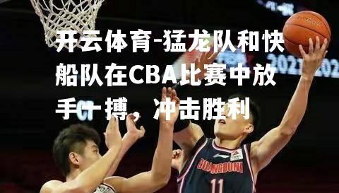 猛龙队和快船队在CBA比赛中放手一搏，冲击胜利